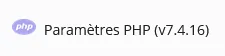 Nastavení PHP 7.4 (Plesk Obsidian)
